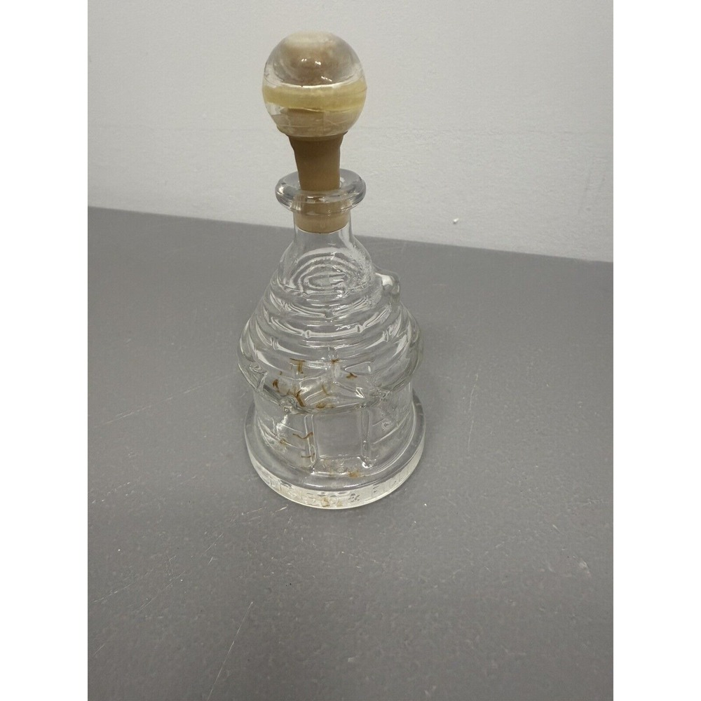 Di Sisto & Figli House Shaped Figural Decanters - Vtg Glass Stopper Bottle #16‎